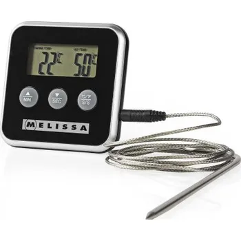 Kuchyňský teploměr Digitální teploměr na maso do trouby, časovač, alarm