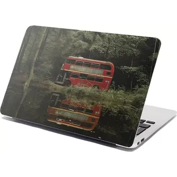 samolepka Sablio Samolepka na notebook Červený patrový autobus - 29x20 cm