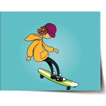Plakát Sablio Plakát Skejťák - 60x40 cm