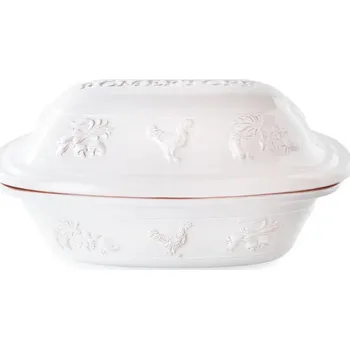 pekáč Římský hrnec RUSTICO pro 6 osob, 5,0 l, bílý - RÖMERTOPF (RUSTICO Římský pekáč 5,0 l, bílý - RÖMERTOPF)