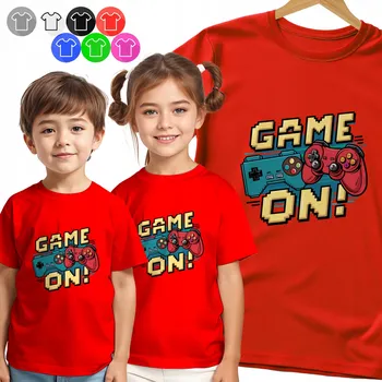 Chlapecké tričko DĚTSKÉ TRIČKO T-SHIRT - GAME ON PAD NÁPIS PRO CHLAPCE - 3XS