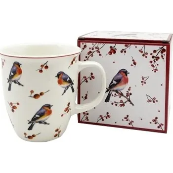 Porcelánový hrnek v dárkové krabičce Christmas Birds 3