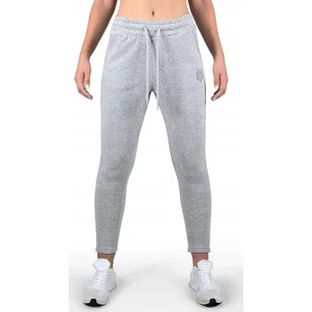 Dámské tepláky MOROTAI bavlněné šedé joggery zateplené vel. L