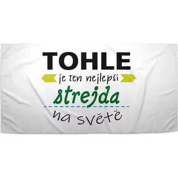 Osuška Sablio Ručník Tohle je ten nejlepší strejda na světě - 50x100 cm