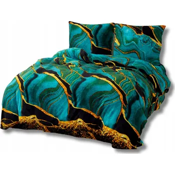 Povlečení SADA POVLEČENÍ 3D 220x200 MINERÁL MALACHIT 2217