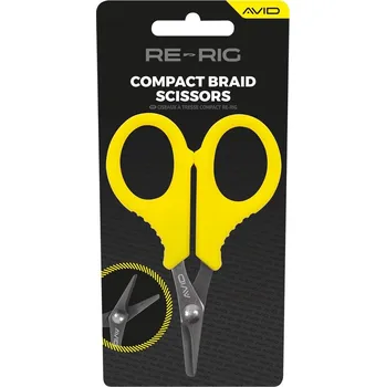 AVID CARP Re-Rig Compact Braid Scissors
