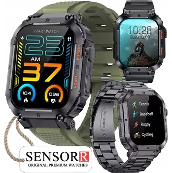 Hodinky Sensorr pánské hodinky S-K57 Pro Silikon 2 Zielony