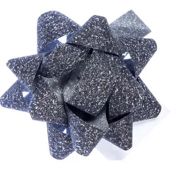 Stuha Flexio Dárková mašle Tmavě šedivá 5cm