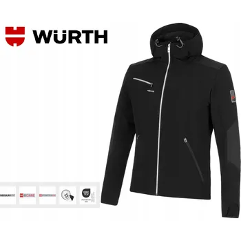 ELASTICKÁ SOFTSHELLOVÁ BUNDA WURTH EVOLUTION ČERNÁ VEL. XXL