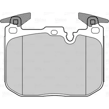 Brzdová destička Sada brzdových destiček, kotoučová brzda VALEO 302282