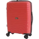 Palubní kufr T-class 1991, vel. M, TSA, PP, DoubleLock (červená), 55 x 39 x 20 cm