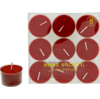 Svíčka Čajové svíčky červené červená