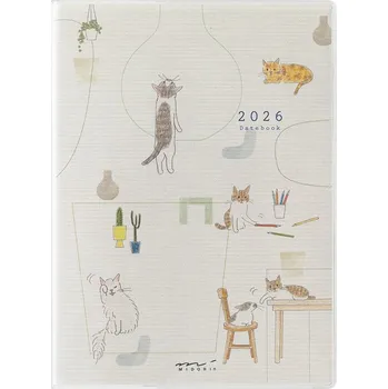 Diář Kapesní diář A6 Cat 2026