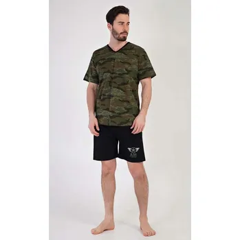 Pánské pyžamo Gazzaz Pánské pyžamo šortky AIR FORCES Velikost: L