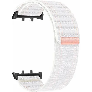 Ostatní příslušenství k chytrým hodinkám VSECHNONAMOBIL 113679 NYLON Vyměnitelný řemínek pro Honor Watch 5 bílý