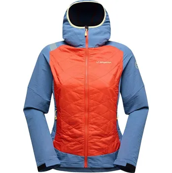 La Sportiva Kap Hybrid Hoody Women Velikost: S / Barva: Cherry Tomato/Moonlight