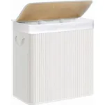 Songmics Koš na prádlo CARM bílá