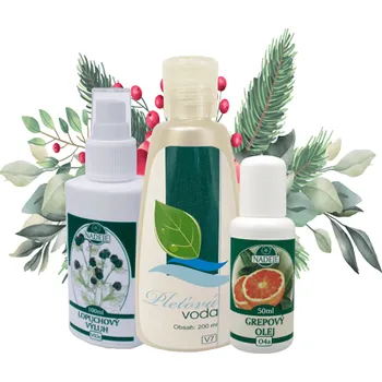 Dárková krabička Naděje - Vánoční krabička - Kosmetická krabička na pokožku a vlasy VB14 350 ml