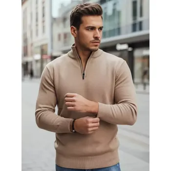 Pánský svetr Pánský svetr DSTREET WX2341 KARAMELOVÁ L