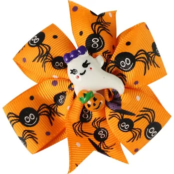 Karnevalový kostým Spona do vlasů oranžová duch