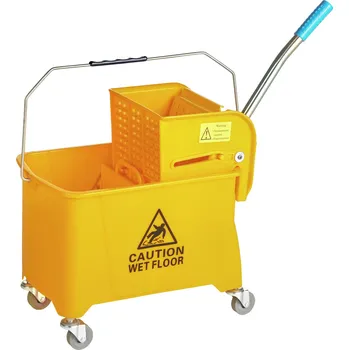 kbelík Dvojitý kbelík na kolečkách Clean Basic s lisem