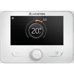 Pokojový regulátor/termostat e-BUS Ariston Sensys HD, modulační, barevný displej, CZ komunikace, časový program TOP a TV, bílá