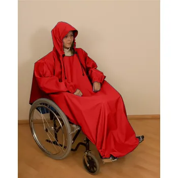 Pláštěnka Pláštěnka s rukávem Červená