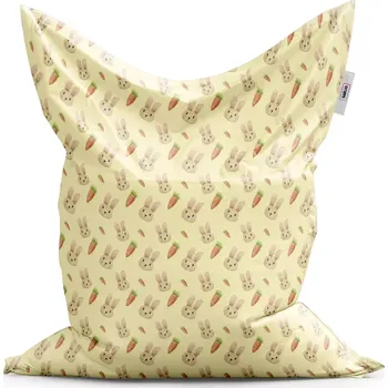 Sedací pytel Sablio Sedací vak Classic Zajíček s mrkví - 150x100 cm
