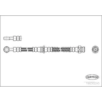Brzdová hadice Brzdová hadice CORTECO COR19030293