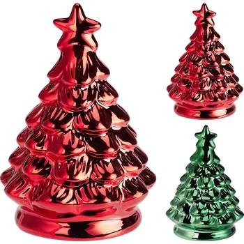 Vánoční dekorace Figurka vánočního stromku 12 cm (mix 2 barev /cena za 1 ks)