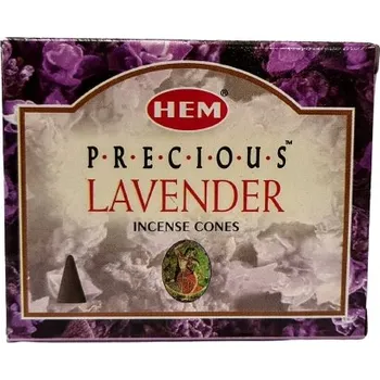Vonná tyčinka Kadzidlové kužely Levandule HEM 10 ks