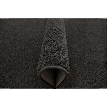 Koberec KOBEREC TMAVĚ ŠEDÝ S FILCEM NA MÍRU DO OBÝVACÍHO POKOJE LOŽNICE MABELIE 100x200 cm