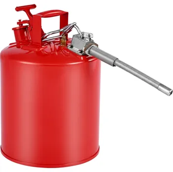 Kanystr Vevor Kanystr na benzín 19 L typ II červený, nerezový tlumič plamene