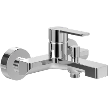 Vodovodní baterie Villeroy & Boch Architectura - Vanová baterie nástěnná, chrom TVT10300200061