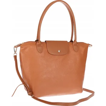 Kabelka Dámská Shopper Kabelka Prostorná A4 Módní Taška Kabelka Přes Rameno PU682 Hnědá