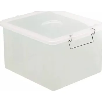 Dóza na potraviny Gastrozone Plastová nádoba pro skladování, 40 l, bílá