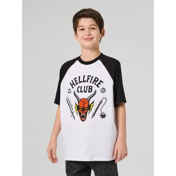 Dětská móda Sinsay - Bavlněná košilka s potiskem Stranger Things - vícebarevná - 724GJ-MLC - 724GJ-MLC-146