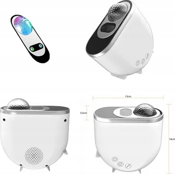 Projektor PROJEKTOR NOČNÍ OBLOHY PRO LED OBLOHU, NOČNÍ LAMPA PROJEKTOR REPRODUKTOR