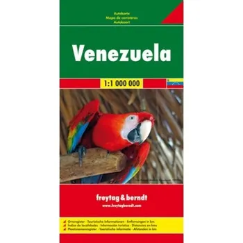 Wenezuela mapa 1:1 000 000 Freytag & Berndt Kolektiv autorů