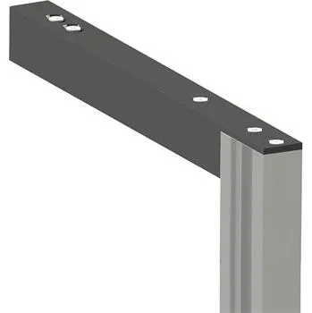 Nábytkové kování VOLPATO Stili nástěnné upevnění 295 mm, hliník černý elox