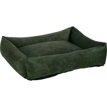 Pelíšek pro psa Pelech FLAMINGO Felize obdélníkový tmavě zelený 80x67x22cm