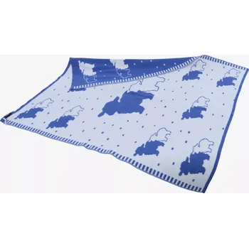 Dětská deka Dětská merino deka Ovečka modrá