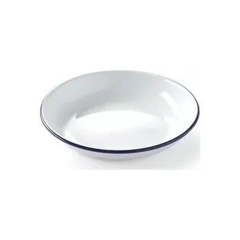 Talíř Hluboký smaltovaný talíř - průměr 18 cm | HENDI 621240