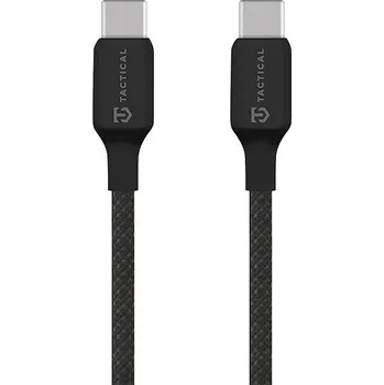 Datový kabel Tactical Stitch Thread Cable USB-C/USB-C 0.3m Black
