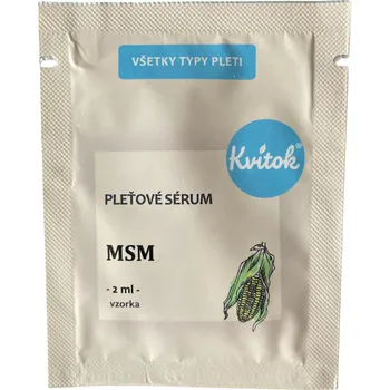 Pleťová maska Kvitok Pleťové sérum – MSM - vzorek (2 ml)