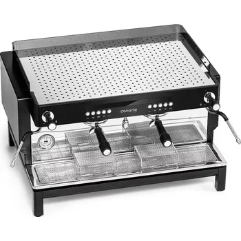 Kávovar Automatický dvouskupinový kávovar, černý | CANARIO CAFE CC031