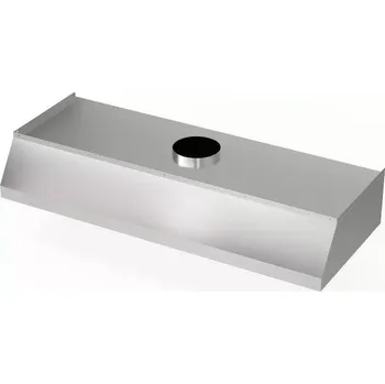 Digestoř Trapézový nerezový nástěnný odsavač par 190x90 cm | FORGAST