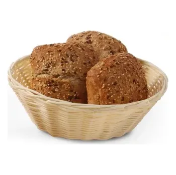 chlebník Polyirratanový kulatý košík na chléb HENDI 426609