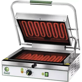 Kuchyňský gril Kontaktní gril Panini s hladkými keramickými deskami | FIMAR PV40LL