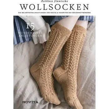 Časopis Novita Woolsocken - ponožky a podkolenky (Novita Anleitungsheft Wollsockenklassiker)
